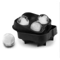 custom square black silicone ice ball making mold